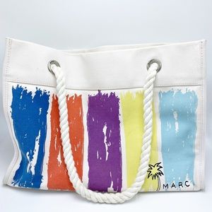 NWOT Rare Marc Jacobs 🌴 Palm Tree Multicolor Poolside Beach Tote Bag